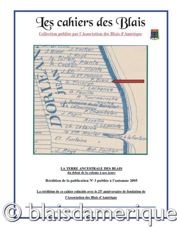 Collection cahier des Blais #5
