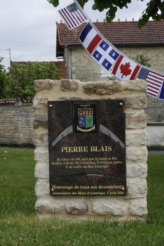 Le monument BLAIS à Hanc